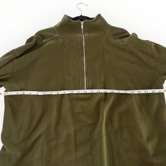 Old Navy Olive Green Quarter Zip Size large - Picture 4 of 6